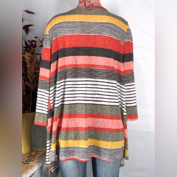 🧡💛🩶Flamingo Urban Women Orange Cardigan L - Picture 7 of 8